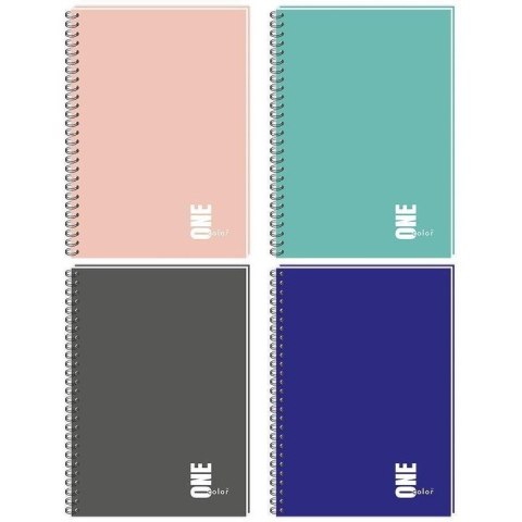 Kołozeszyt A5 80k UV ONE COLOR