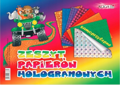 Zeszyt papierów holograficznych samoprzylepny B5 ZPHS-6388 ALIGA