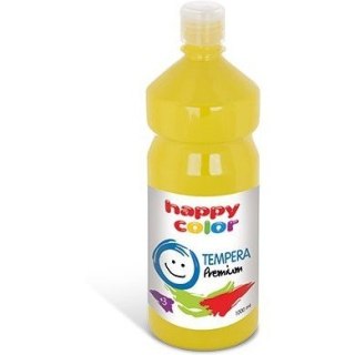 Farba TEMPERA Premium 1000ml żółty HAPPY COLOR 3310 1000-1