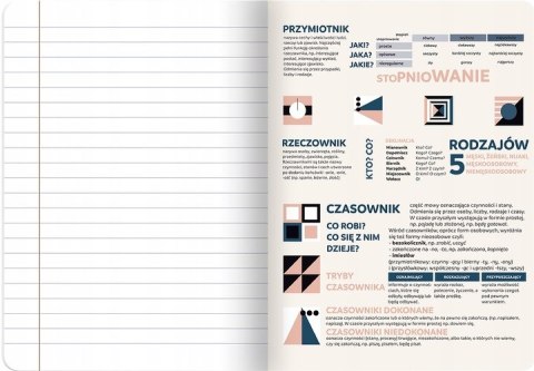 Zestaw zeszytów A5 60k (6szt) j.polski matematyka biologia historia j.angielski geografia TOP 2000