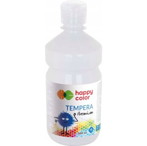 Farba TEMPERA Premium 500ml biała HAPPY COLOR HA 3310 0500-0