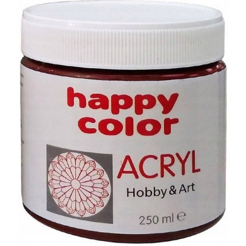 Farba akrylowa 250ml brązowy HA 7370 0250-7 Happy Color