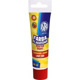 Farba plakatowa tuba 30ml j.czerwona 83110907 ASTRA