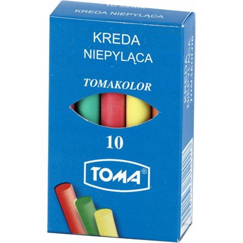 Kreda szkolna kolorowa 10szt 81201 TOMA