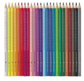 Kredki GRIP2001 24kolory opakowanie kartonowe FC112424 FABER-CASTELL