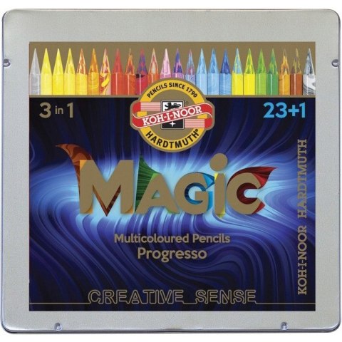 Kredki PROGRESSO MAGIC 24 kolorów 8774 KOH-I-NOOR