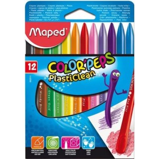 Kredki plastikowe Colorpeps 12 kolorów 862011 MAPED