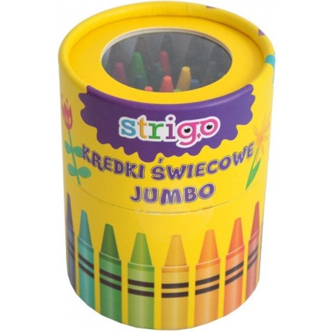 Kredki świecowe JUMBO 36szt STRIGO SSC026