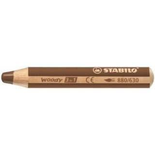 Kredka STABILO WOODY 880/630 brązowa