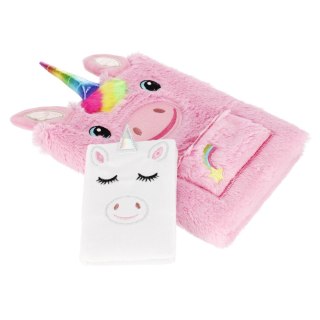 Notes pluszowy A5 Unicorn z akcesoriami STARPAK 443210