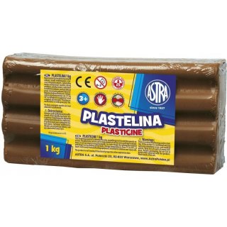 Plastelina Astra 1 kg brązowa 303111022 ASTRA