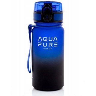 Bidon AQUA PURE blue/black 400ml 511023004 ASTRA