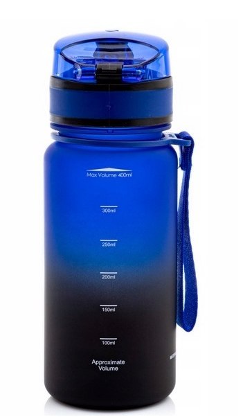 Bidon AQUA PURE blue/black 400ml 511023004 ASTRA