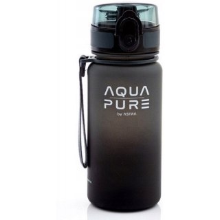 Bidon AQUA PURE grey/black 400ml 511023005 ASTRA