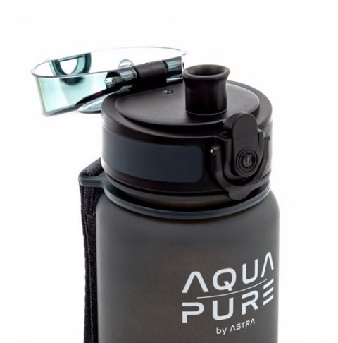 Bidon AQUA PURE grey/black 400ml 511023005 ASTRA