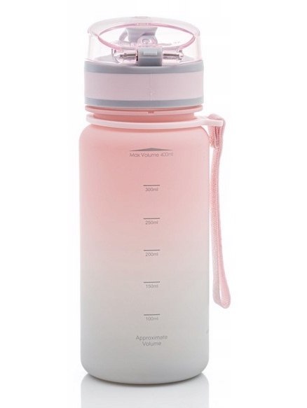 Bidon AQUA PURE pink/grey 400ml 511023001 ASTRA