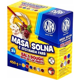 Masa solna 450g + 6 kolorów farb do malowania 324109001 ASTRA