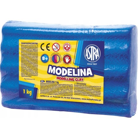 Modelina 1 kg niebieska 304111010 ASTRA