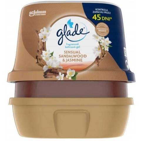 Odświeżacz GLADE żel 180g Drzewo Sandałowe z Bali i Jaśmin