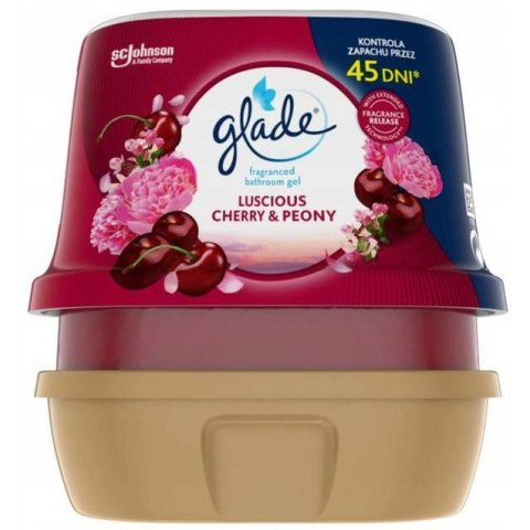 Odświeżacz GLADE żel 180g Wiśnia & Piwonia, Cherry & Peony