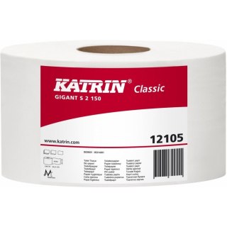 Papier toaletowy Plus Gigant S (12rolek) 3 warstwy 100% celuloza 150listków KATRIN 121050