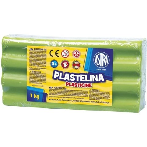 Plastelina 1kg seledynowa 303111017 ASTRA