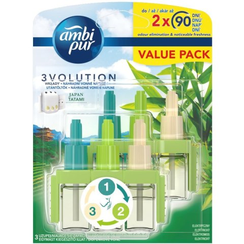 Wkłady do odświeżacza AMBI PUR 3volution Japan Essence 2x20ml 1150121