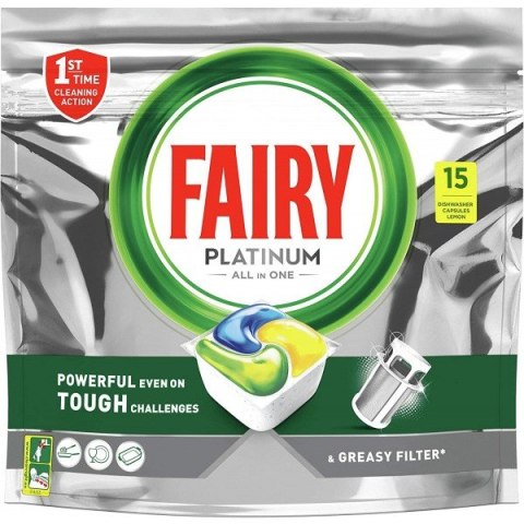 Kapsułki do zmywarki FAIRY PLATINUM LEMON (15szt)