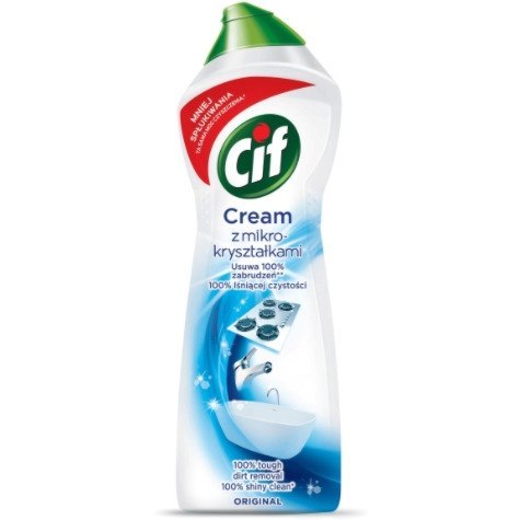 Mleczko czyszczące CIF 750ml Original z mikrokryształkami