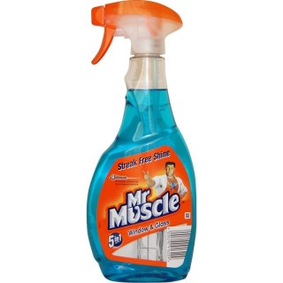 Płyn do szyb MR MUSCLE 500ml z rozpylaczem niebieski