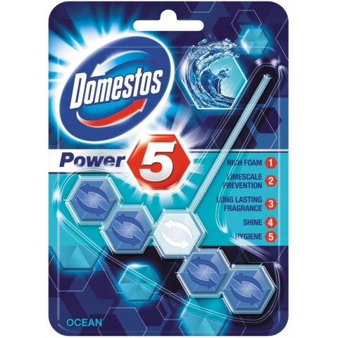 Zawieszka do toalety KOSTKA DOMESTOS POWER5 55g/50g OCEAN