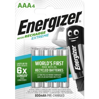 Akumulatorek ENERGIZER Extreme AAA/HR03 800mAh Ni-MH (4szt)