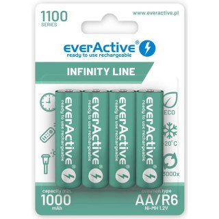 Akumulatorek EVERACTIVE Infinity Line AA/HR6 1100mAh (4szt)