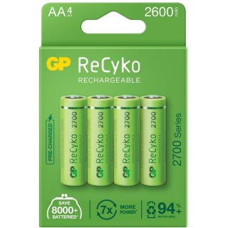 .Akumulatorek GP ReCyko 2700 AA/HR6 2600mAh (4szt)