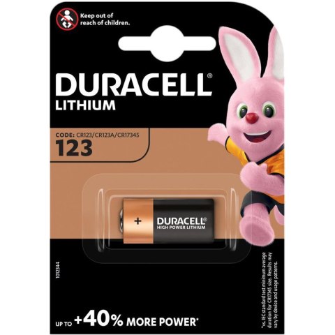 Bateria DURACELL Lithium CR123/CR123A/CR17345/DL123/DL123A litowa foto blister