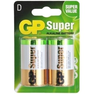 .Bateria GP Super D/LR20 (2szt)