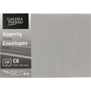 Koperta C6 Pearl srebrny K 150g. (10szt.) 280266 Galeria Papieru