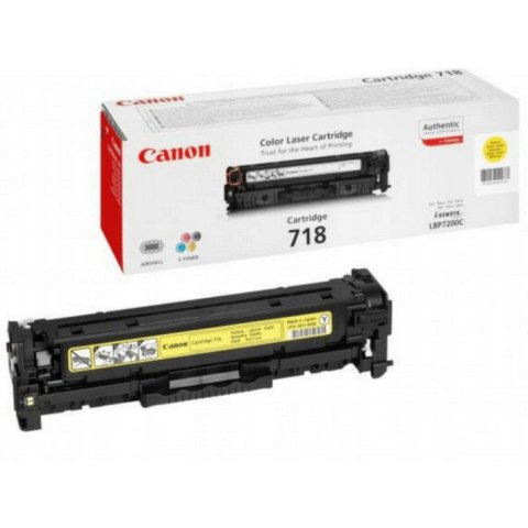 Toner CANON (CRG-718Y/2659B002) żółty 2900str