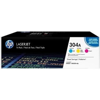 Toner HP 304A (CF372AM) nieb+purp+żółt (3szt) CC531A+CC532A+CC533A