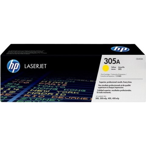 Toner HP 305A (CE412A) żółty 2600str M351/M451/M375/M475