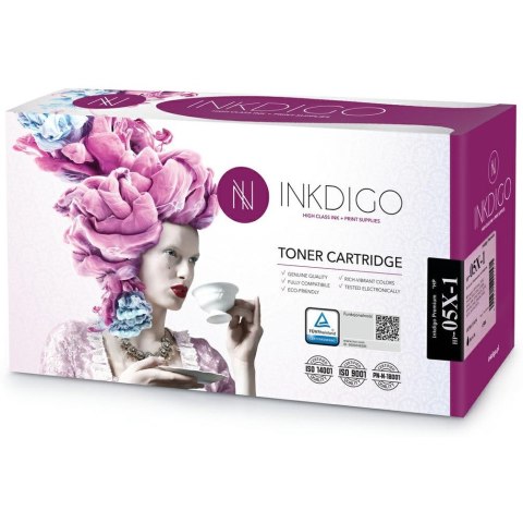 Toner INKDIGO (HP-05X/80X-1) czarny 6900str zamiennik HP (05X/CE505X/80X/CF280X)