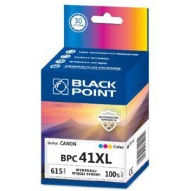 Tusz BLACK POINT (BPC41XL) kolor 615str zamiennik CANON (CL-41/0617B001/0617B003) IP1200/1300