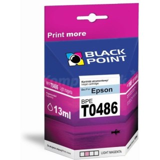 Tusz BLACK POINT (BPET0486LM) jasny purpurowy 13ml zamiennik EPSON (T0486/C13T04864010) R200/220/300