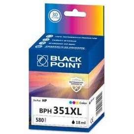 Tusz BLACK POINT (BPH351XL) kolor 580str zamiennik HP (351XL/CB338EE) C280/5280/4260/6410/5780