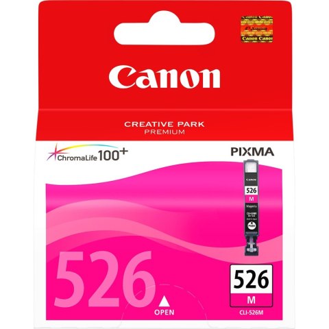 Tusz CANON (CLI-526M/4542B001) purpurowy 500str IP4850/MG5150/5250