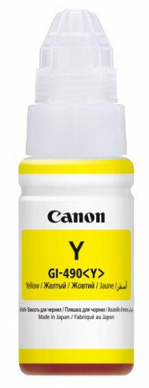 Tusz CANON (GI-490/0666C001) żółty 70ml