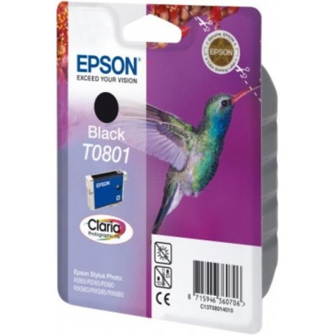 Tusz EPSON (T0801/C13T08014010) czarny 250str Stylus Photo R265/360/RX560