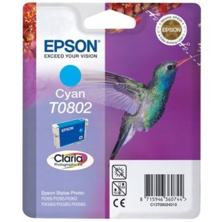 Tusz EPSON (T0802/C13T08024010) niebieski 250str Stylus Photo R265/360