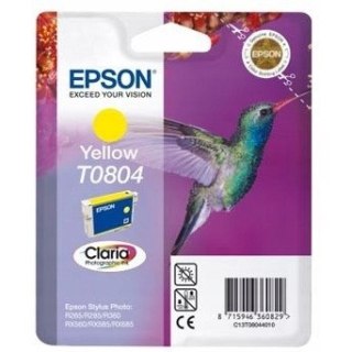 Tusz EPSON (T0804/C13T08044011) żółty 250str Stylus Photo R265/360/RX560