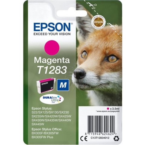 Tusz EPSON (T1283/C13T12834022) purpurowy 175str S22/SX125/SX425W/BX305F